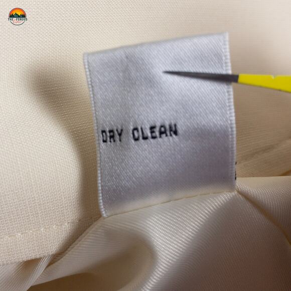 Talbots Suit Jacket Blazer Beige Long Sleeve Pockets Women's Size 14W - Picture 9 of 10